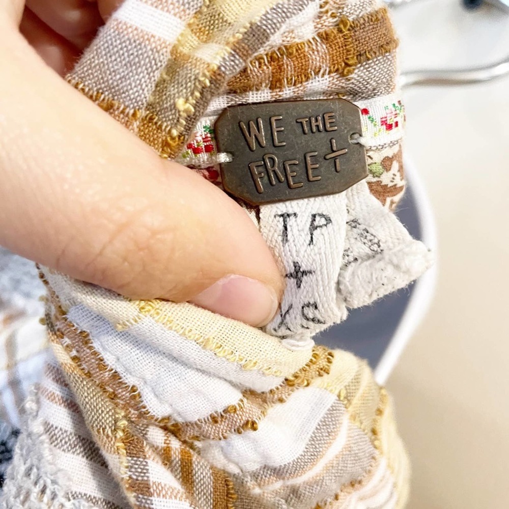 Free People We The Free Park Ranger Plaid Top XS - Picture 9 of 15